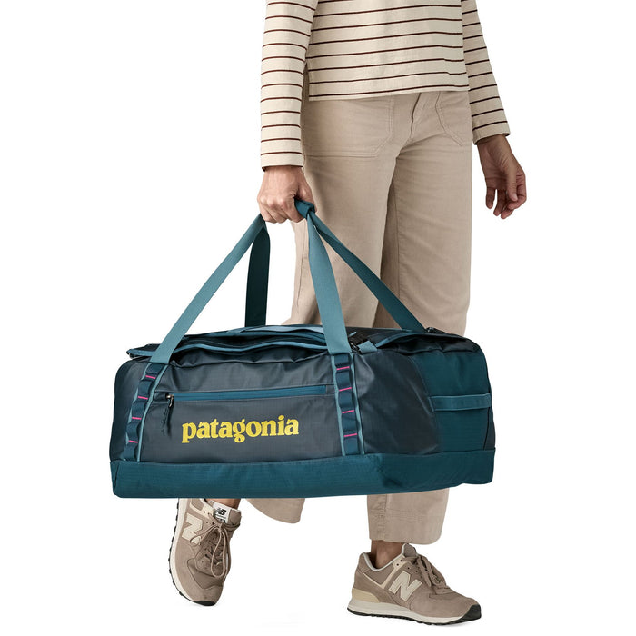 Patagonia Black Hole Duffel 55L Tidal Teal with Luminous Pink Image 03