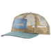 Patagonia Breezefarer Cap Casting Logo: Coastal Edge Natural