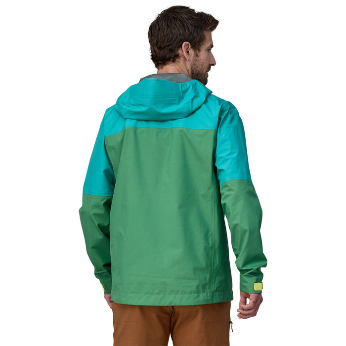 Patagonia Men's Boulder Fork Rain Jacket Gather Green Image 04