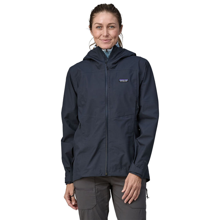 Patagonia Women's Boulder Fork Rain Jacket Smolder Blue