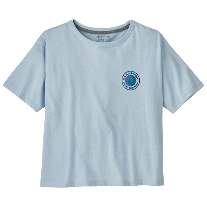Patagonia Women's Unity Fitz Easy Cut Responsibili-Tee Chilled Blue Image 02