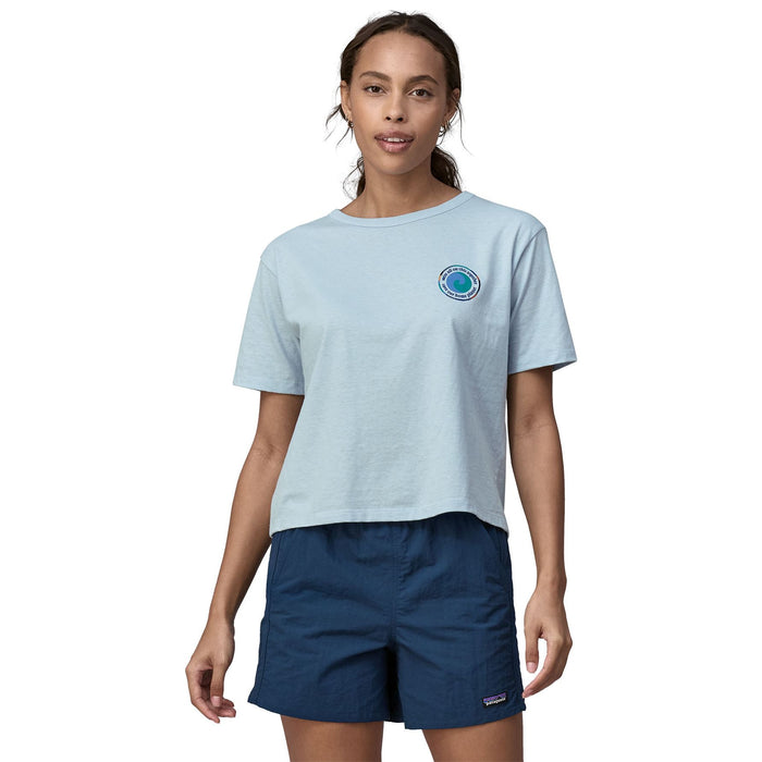 Patagonia Women's Unity Fitz Easy Cut Responsibili-Tee Chilled Blue Image 03