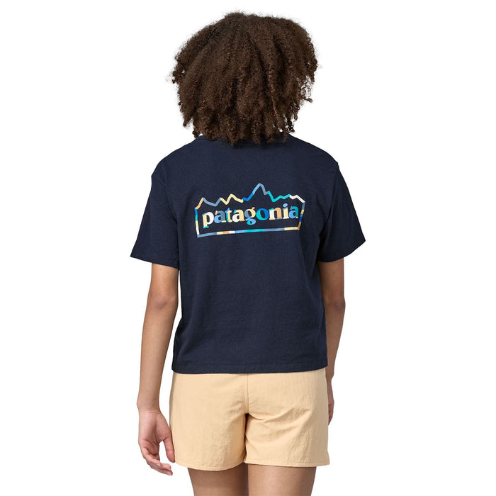 Patagonia Women's Unity Fitz Easy Cut Responsibili-Tee New Navy Image 04