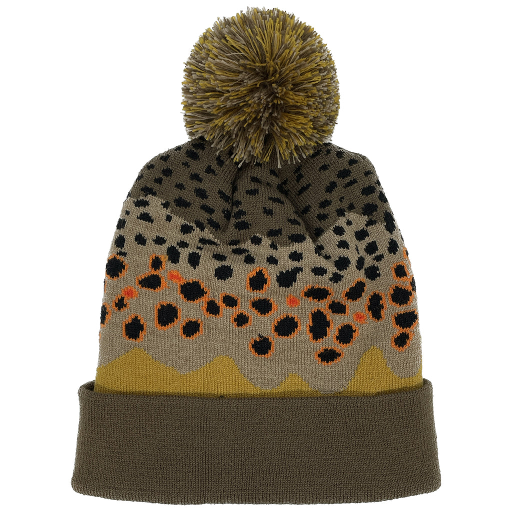 Rep Your Water - Brown Trout Skin Knit Hat