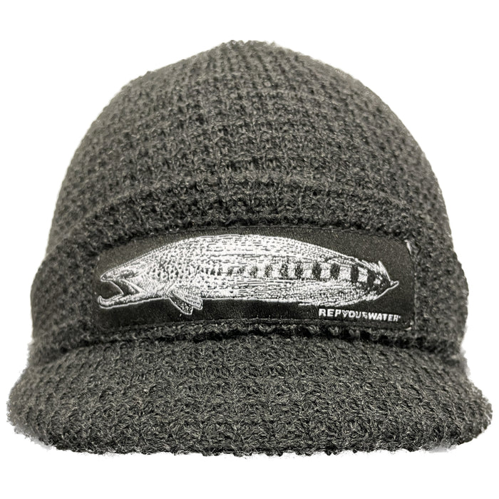 Rep Your Water Salmo Streamer Brimmed Knit Hat Image 01