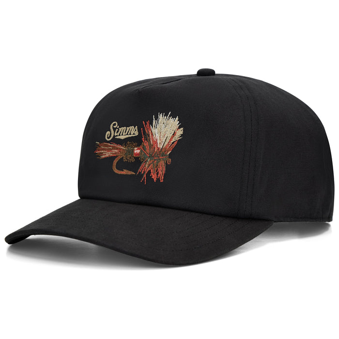Simms Double Haul Cap Black Royal Wulff Image 01