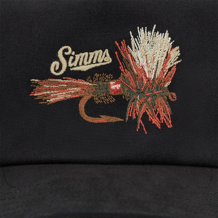 Simms Double Haul Cap Black Royal Wulff Image 03