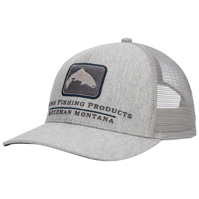 Simms Double Haul Icon Trucker Hopper Head Heather Image 01