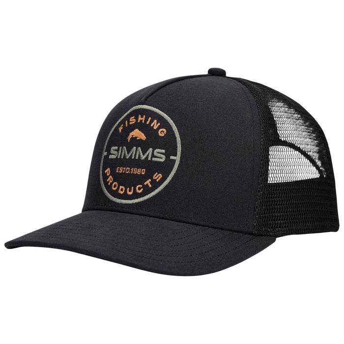 Simms Double Haul Trucker Black Rounder Image 01
