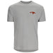 Simms Square Bill T-Shirt Cinder Heather Image 02