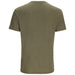 Simms Stacked Logo Bass T-Shirt Military Heather Image 02