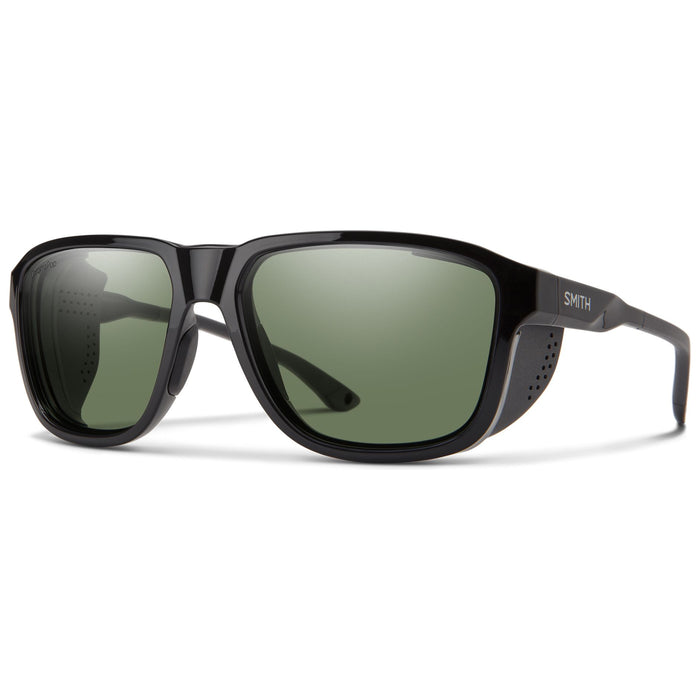 Smith Embark Sunglasses Black ChromaPop Polarized Gray Green