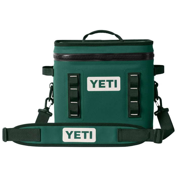 YETI Hopper Flip 12 Soft Cooler Black Forest Green Image 01