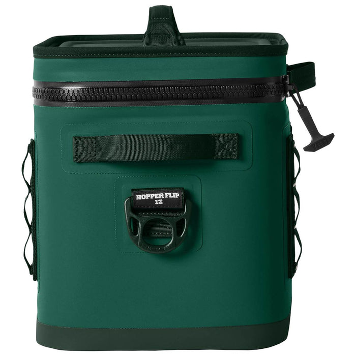 YETI Hopper Flip 12 Soft Cooler Black Forest Green Image 02