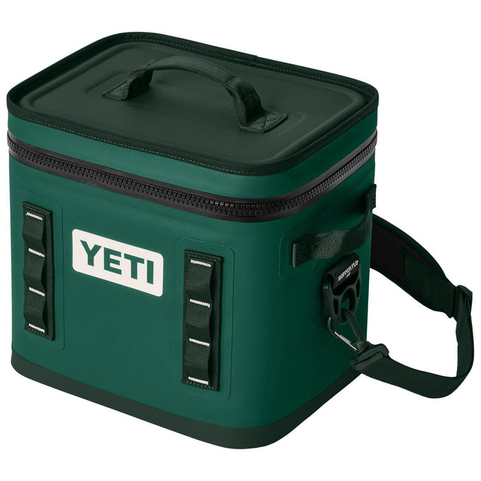 YETI Hopper Flip 12 Soft Cooler Black Forest Green Image 04