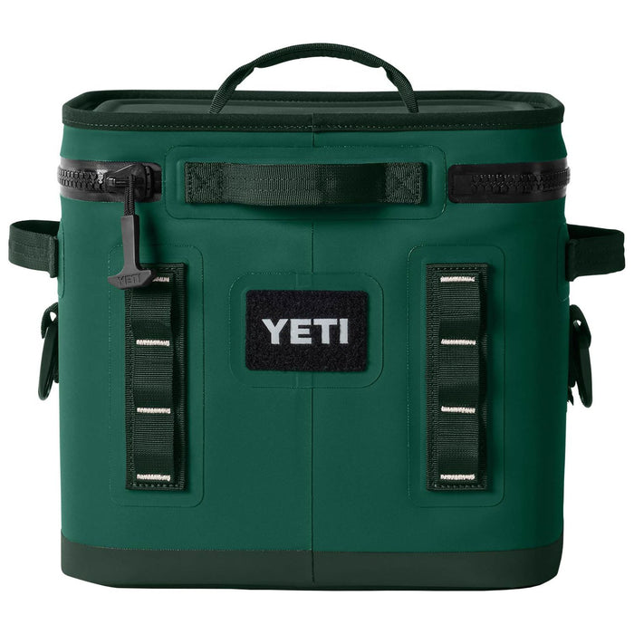 YETI Hopper Flip 12 Soft Cooler Black Forest Green Image 05