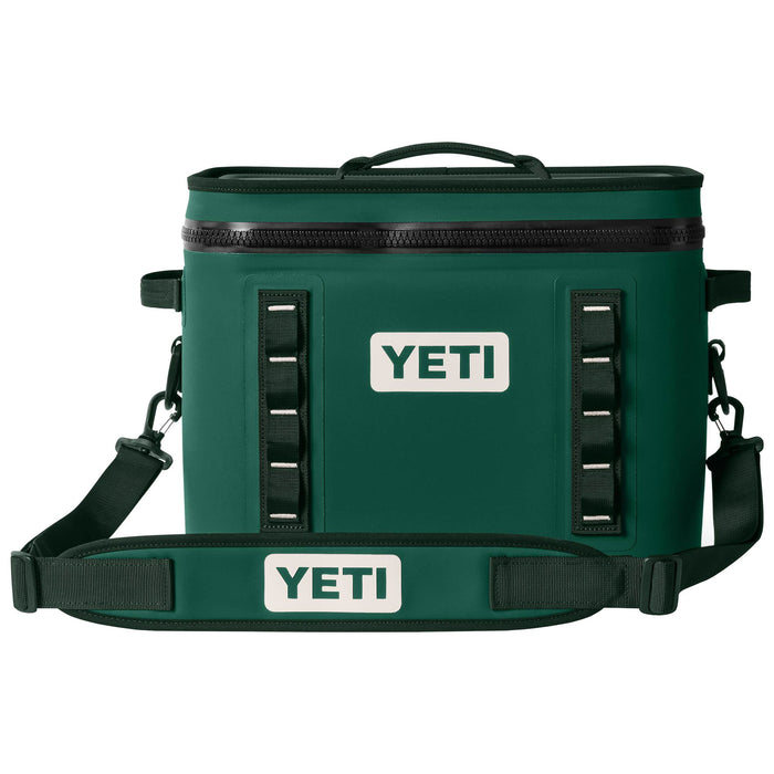 YETI Hopper Flip 18 Soft Cooler Black Forest Green Image 01