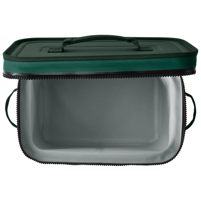 YETI Hopper Flip 18 Soft Cooler Black Forest Green Image 07