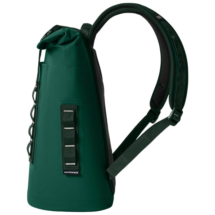YETI Hopper M12 Backpack Soft Cooler Black Forest Green Image 02