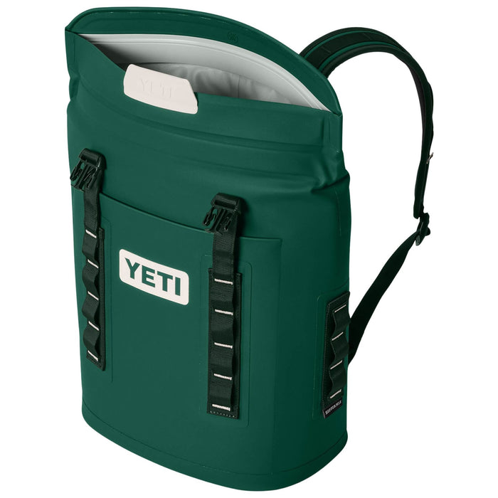 YETI Hopper M12 Backpack Soft Cooler Black Forest Green Image 03