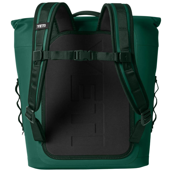 YETI Hopper M12 Backpack Soft Cooler Black Forest Green Image 05