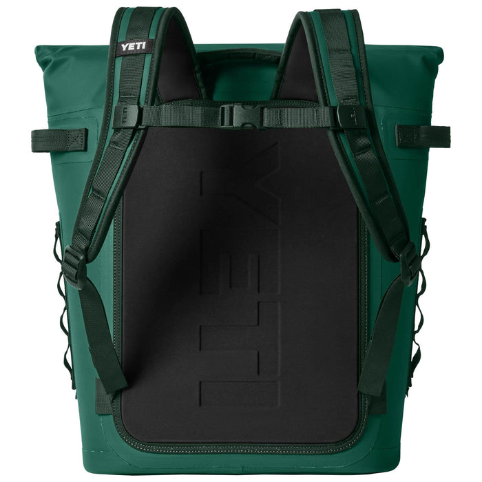 YETI Hopper M20 Backpack Soft Cooler Black Forest Green Image 06