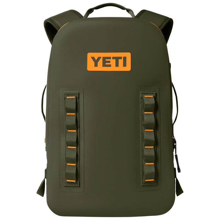 YETI Panga 28L Waterproof Backpack Olive / King Crab Orange Image 01