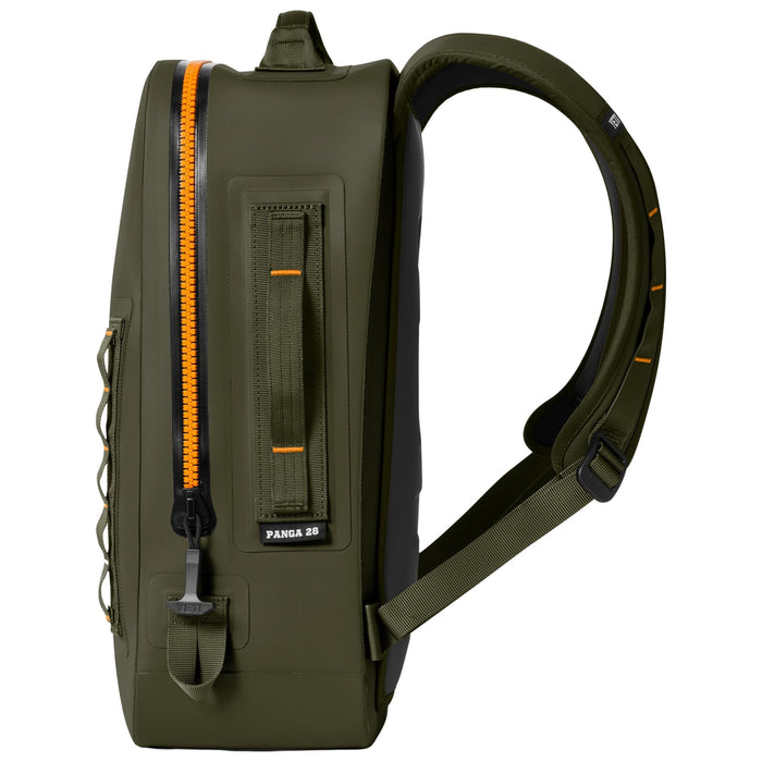 YETI Panga 28L Waterproof Backpack Olive / King Crab Orange Image 03