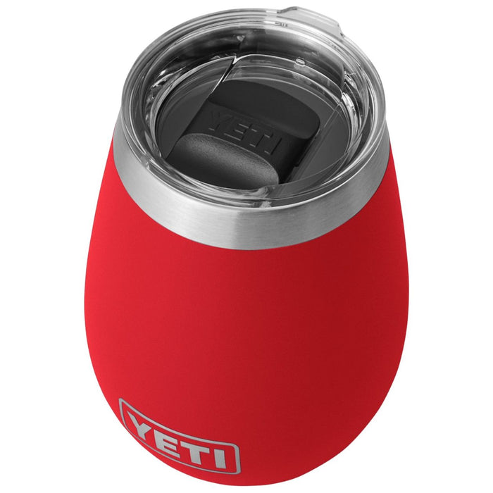 YETI Rambler 10 oz Wine Tumbler with DuraSip Ceramic Lining Rescue Red Image 03