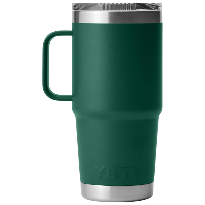 YETI Rambler 20 oz Travel Mug with Stronghold Lid Black Forest Green Image 02