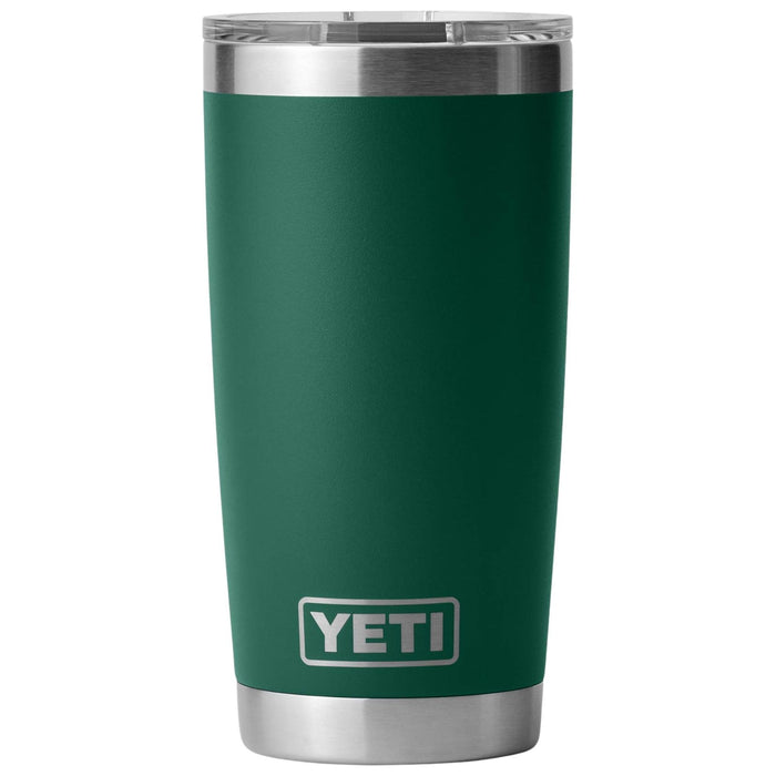YETI Rambler 20 oz Tumbler with MagSlider Lid Black Forest Green Image 01