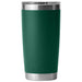 YETI Rambler 20 oz Tumbler with MagSlider Lid Black Forest Green Image 02