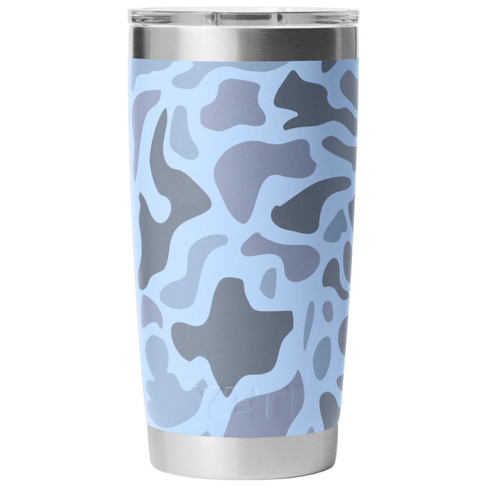 YETI Rambler 20 oz Tumbler with MagSlider Lid Blue Camo Image 02