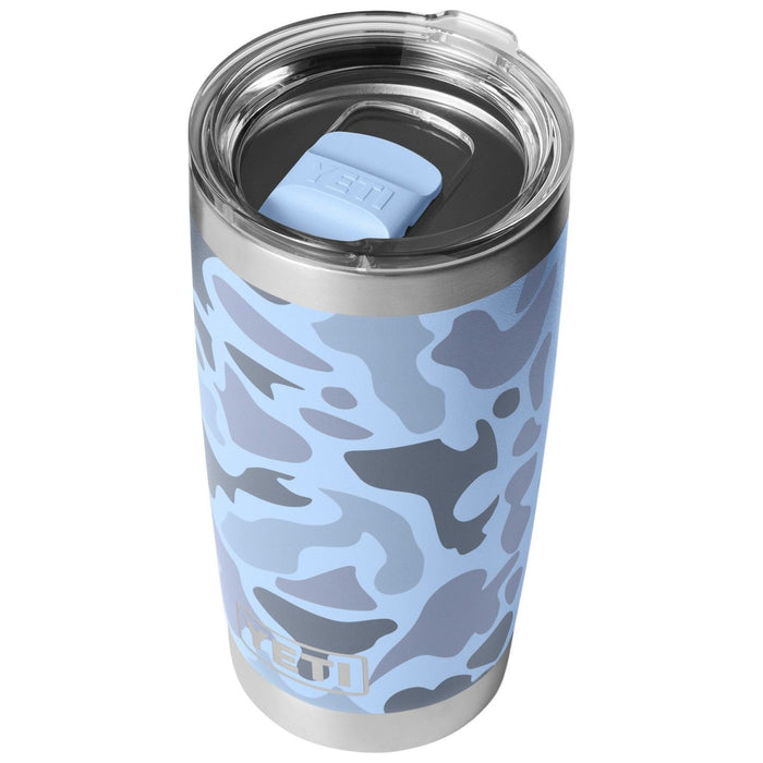 YETI Rambler 20 oz Tumbler with MagSlider Lid Blue Camo Image 03