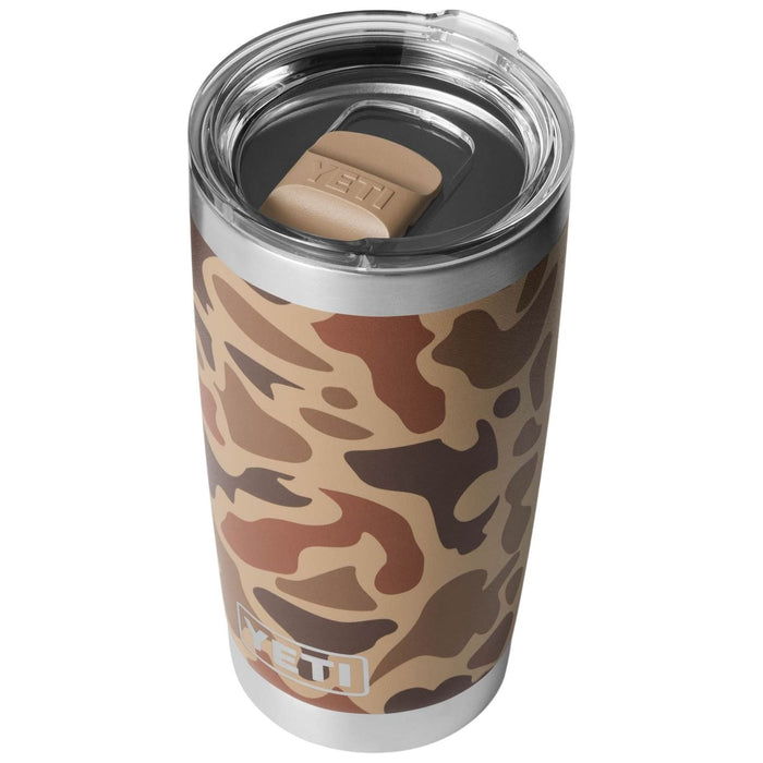 YETI Rambler 20 oz Tumbler with MagSlider Lid Wetlands Camo Image 03