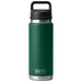 YETI Rambler 26 oz Bottle with Chug Cap Black Forest Green Image 01