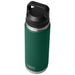 YETI Rambler 26 oz Bottle with Chug Cap Black Forest Green Image 03