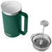 YETI Rambler 34 oz French Press Black Forest Green Image 05