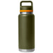 YETI Rambler 36 oz Water Bottle with Chug Cap Olive / King Crab Orange Image 02