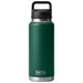 YETI Rambler 36oz Bottle With Chug Cap Black Forest Green Image 01