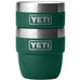 YETI Rambler 4 oz Stackable Cups 2 Pack Black Forest Green Image 03