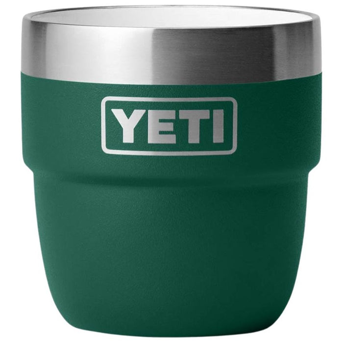 YETI Rambler 4 oz Stackable Cups 2 Pack Black Forest Green Image 05