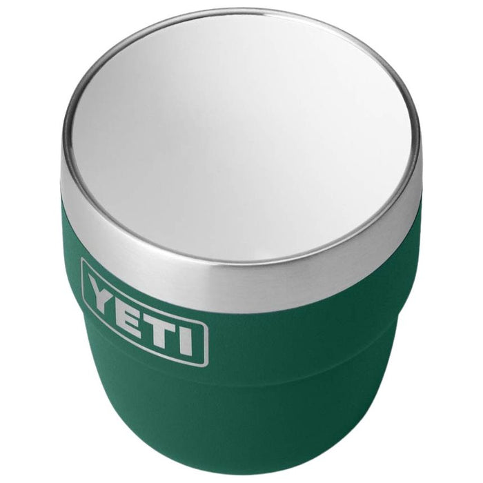 YETI Rambler 4 oz Stackable Cups 2 Pack Black Forest Green Image 07