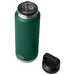 YETI Rambler 46 oz Bottle with Chug Lid Black Forest Green Image 04