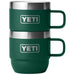 YETI Rambler 6 oz Stackable Mugs 2 Pack Black Forest Green Image 03