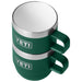 YETI Rambler 6 oz Stackable Mugs 2 Pack Black Forest Green Image 04