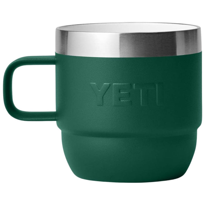 YETI Rambler 6 oz Stackable Mugs 2 Pack Black Forest Green Image 06