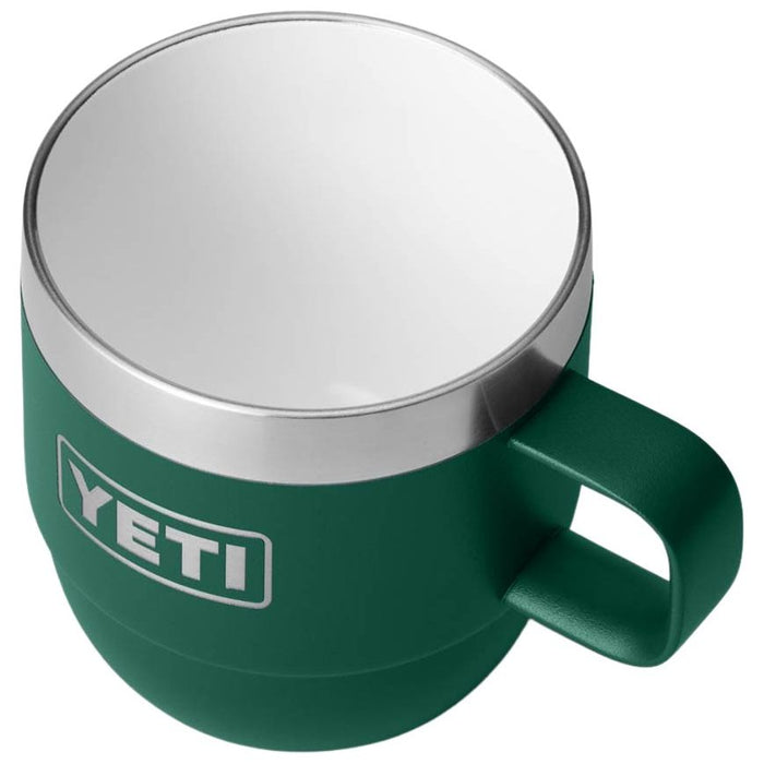YETI Rambler 6 oz Stackable Mugs 2 Pack Black Forest Green Image 07