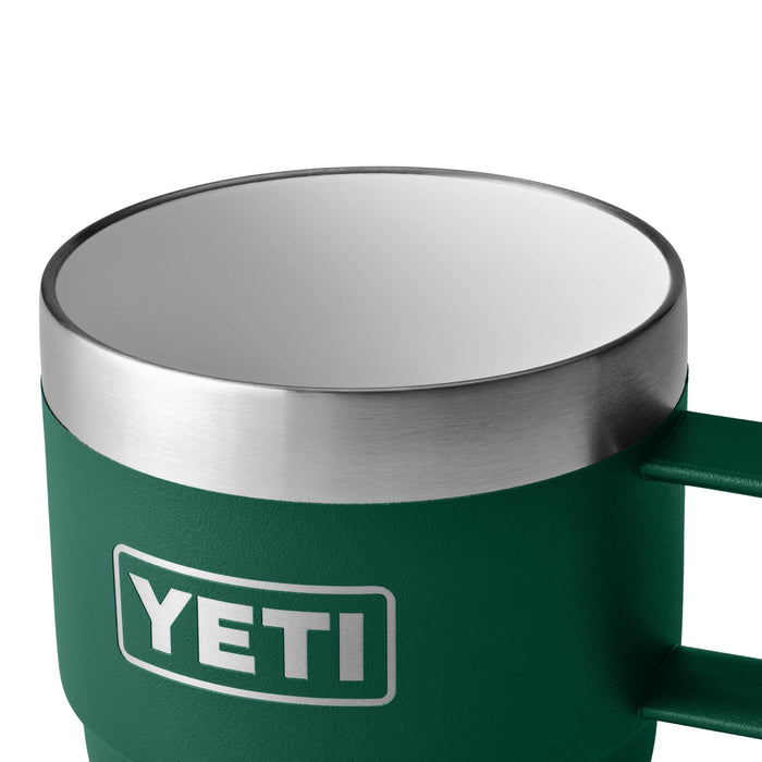 YETI Rambler 6 oz Stackable Mugs 2 Pack Black Forest Green Image 08