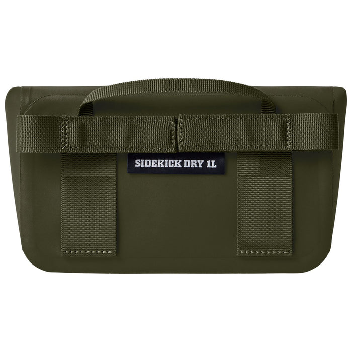 YETI SideKick Dry 1L Waterproof Gear Case Olive / King Crab Orange Image 02
